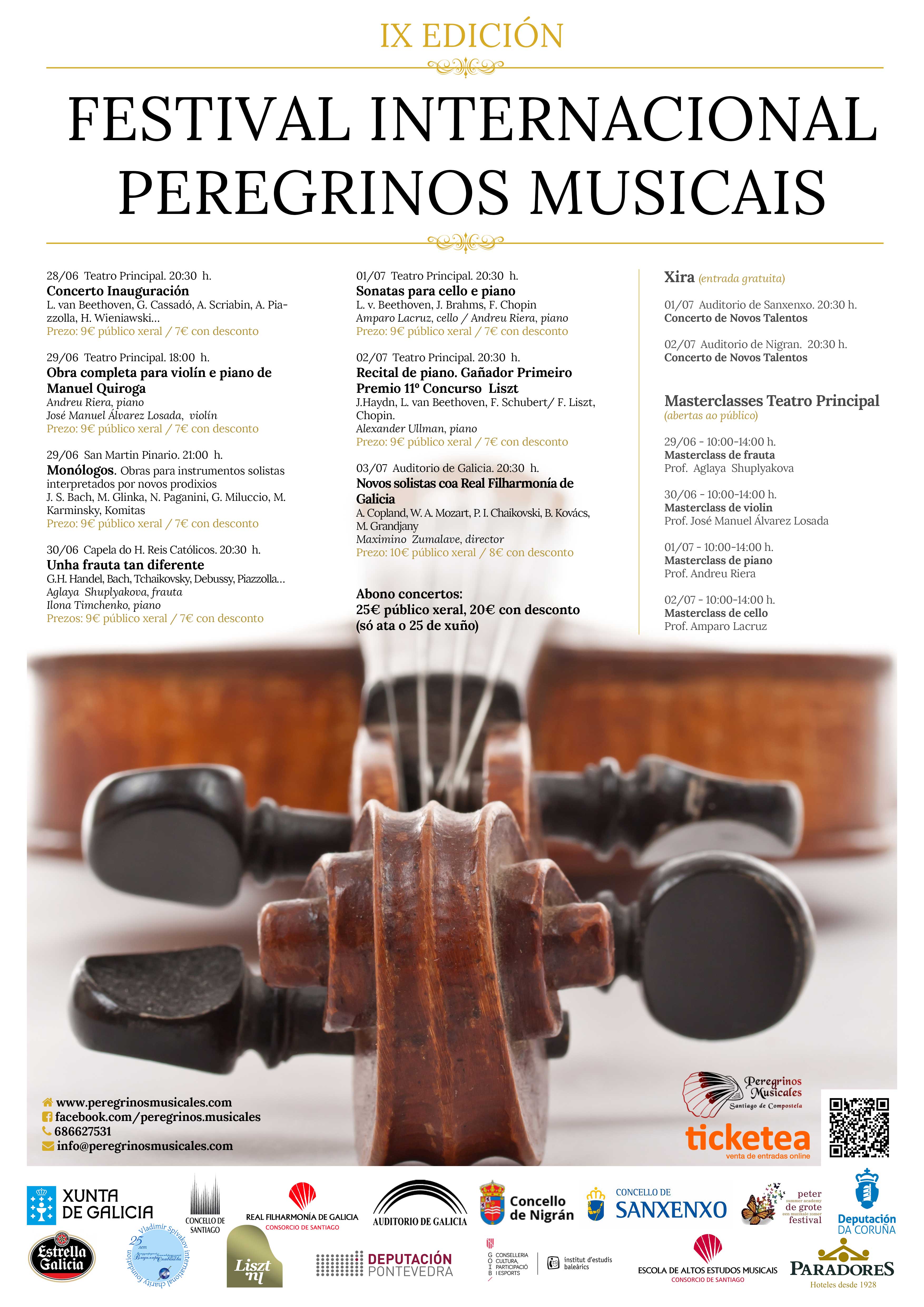 Concertos do IX Festival Peregrinos Musicais. Día 1