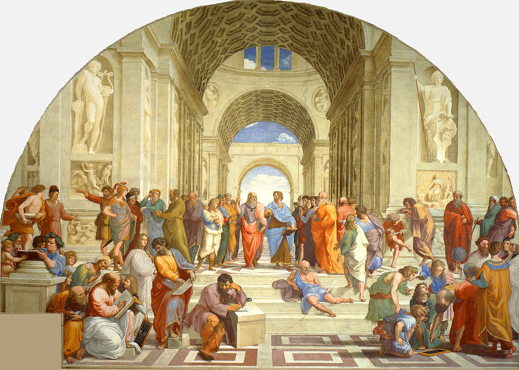 La escuela de Atenas. Rafael Sanzio, 1510-11