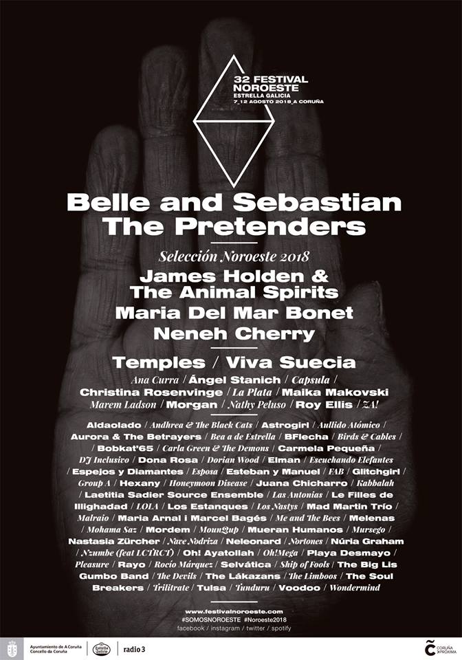 Cartel Festival Noroeste Estrella Galicia 2018