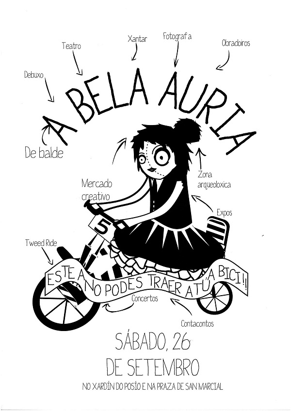 Cartel de A Bela Auria 2015