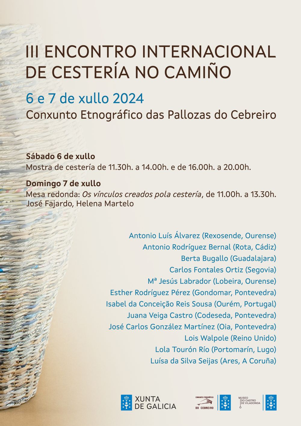 Cestería en el Cebreiro