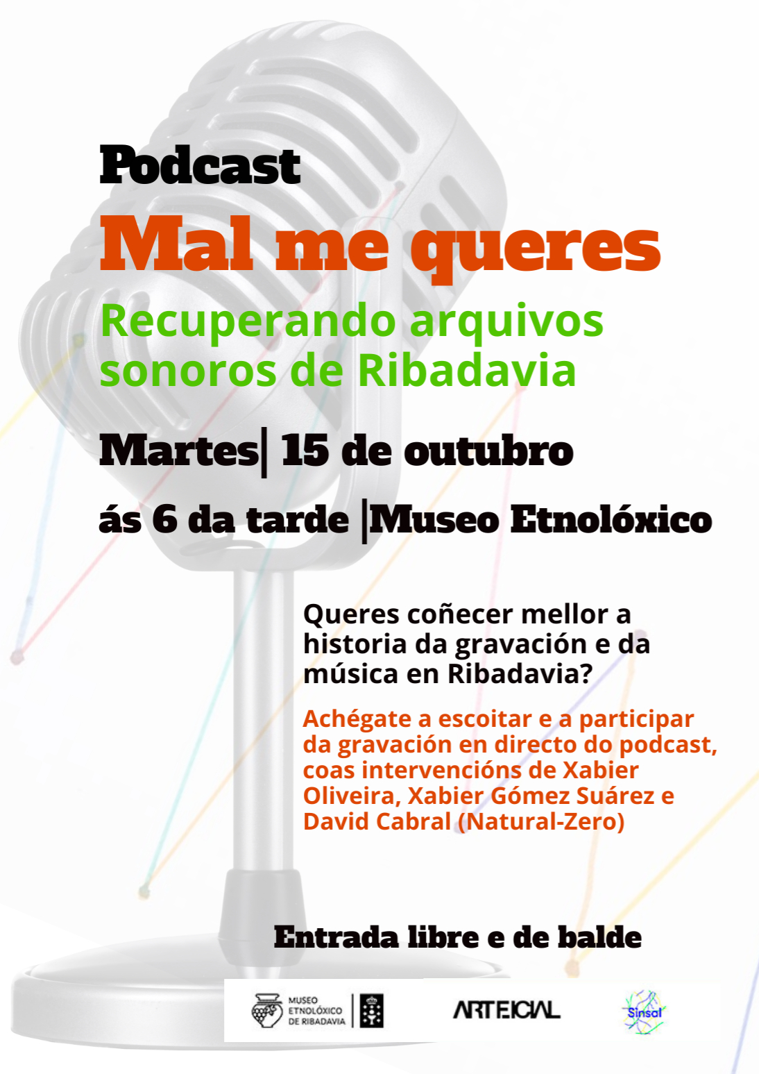 Gravación de podcast no Museo Etnolóxico de Ribadavia