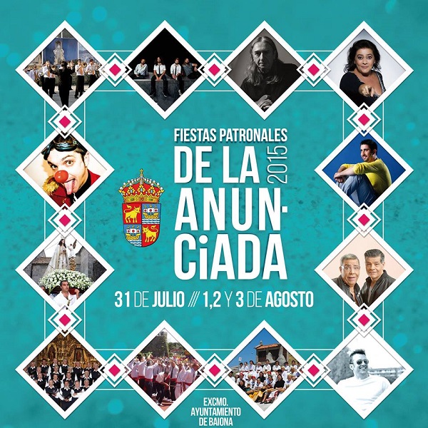 Cartel completo Fiestas de la Anunciada 2015