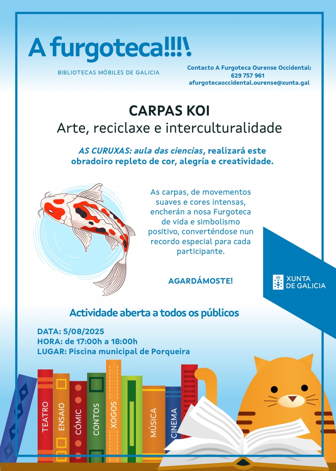 Cartel Carpas Koi_5 agosto