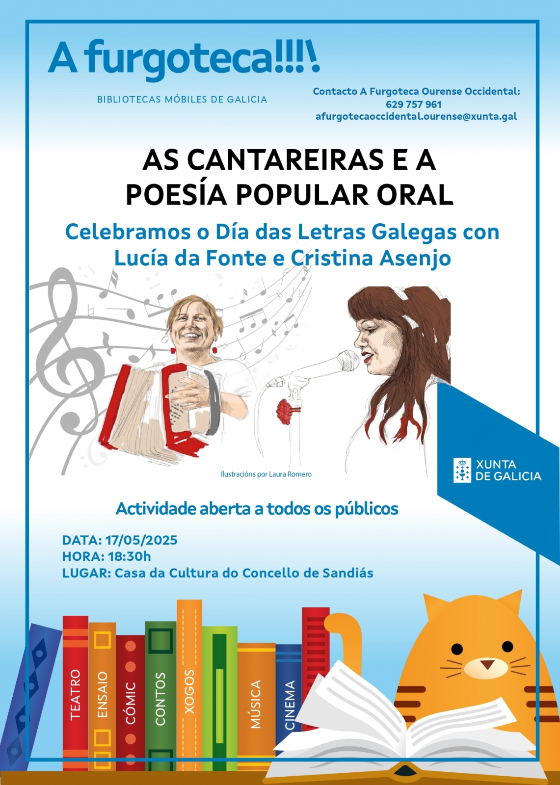 Cartel_Día de las Letras Gallegas 2025
