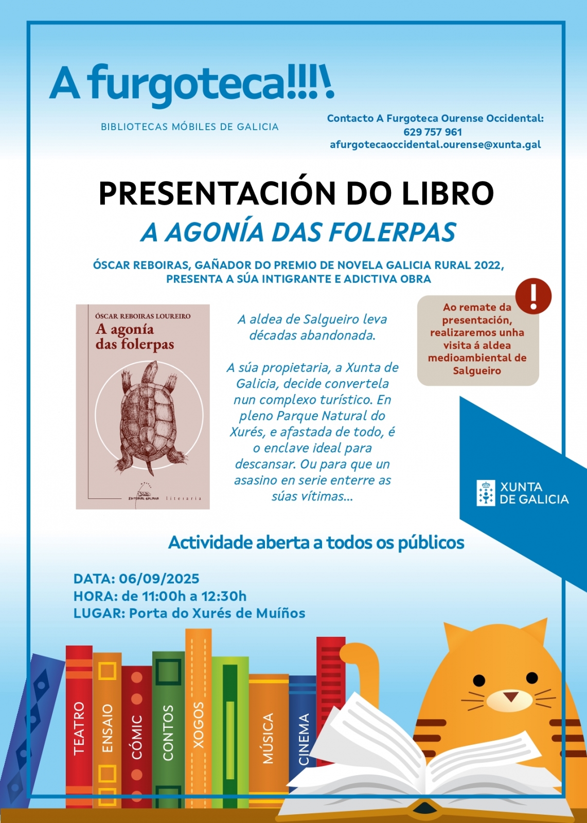 Cartel_presentación Óscar Reboiras_6 septiembre