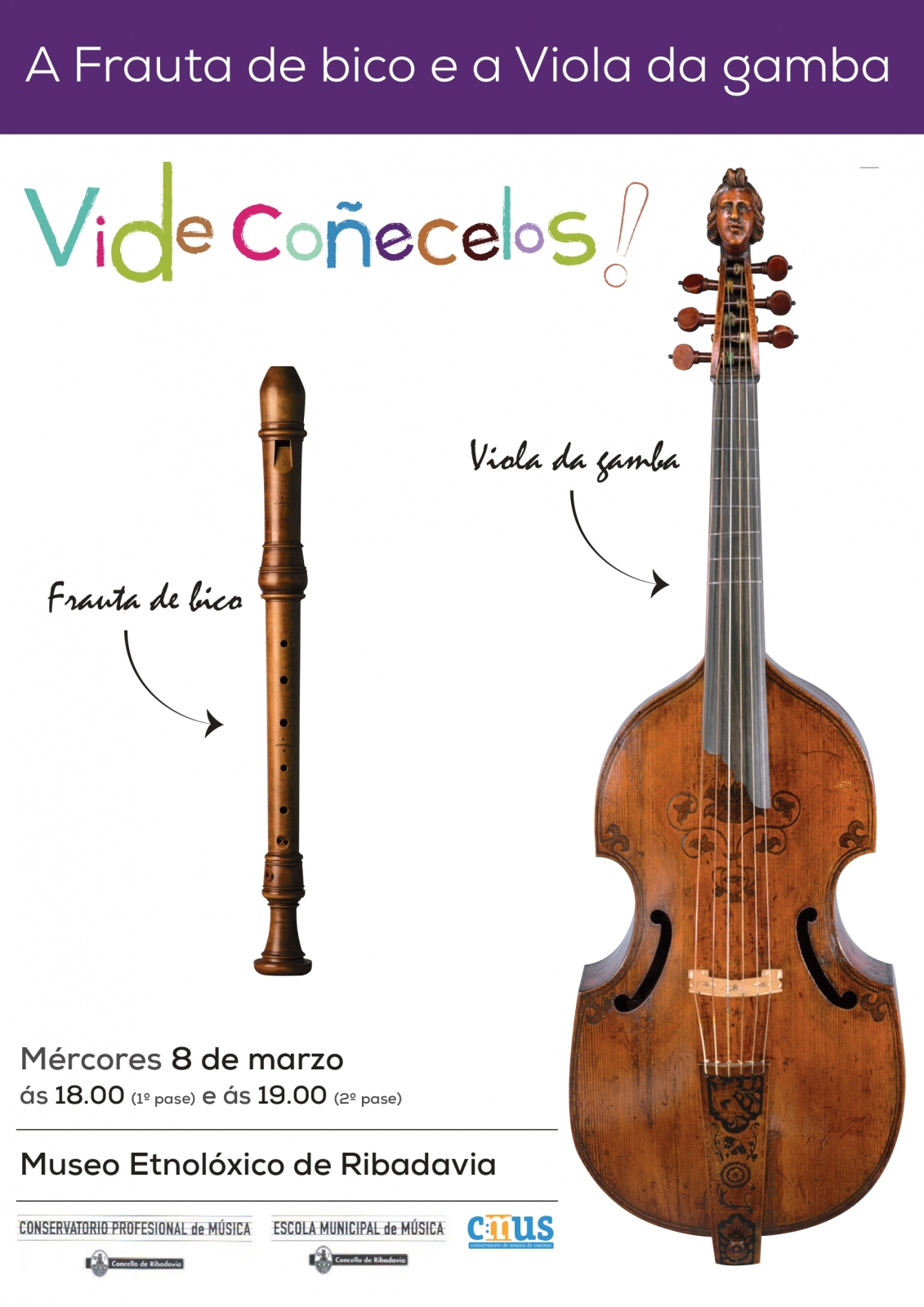 la Flauta de beso y la Viola de gamba