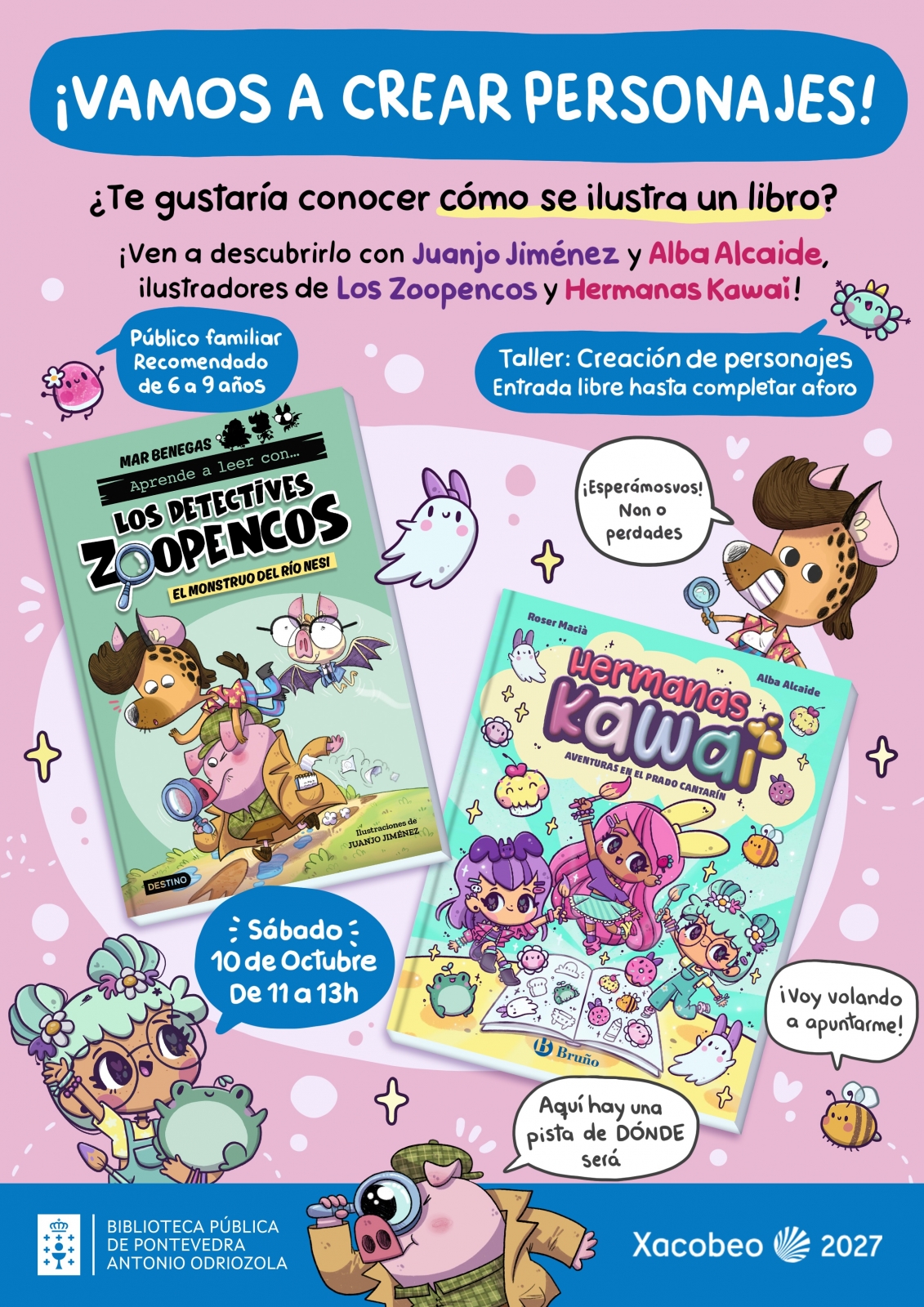 Imos crear perosaxes! Obrasoiro de Ilustración
