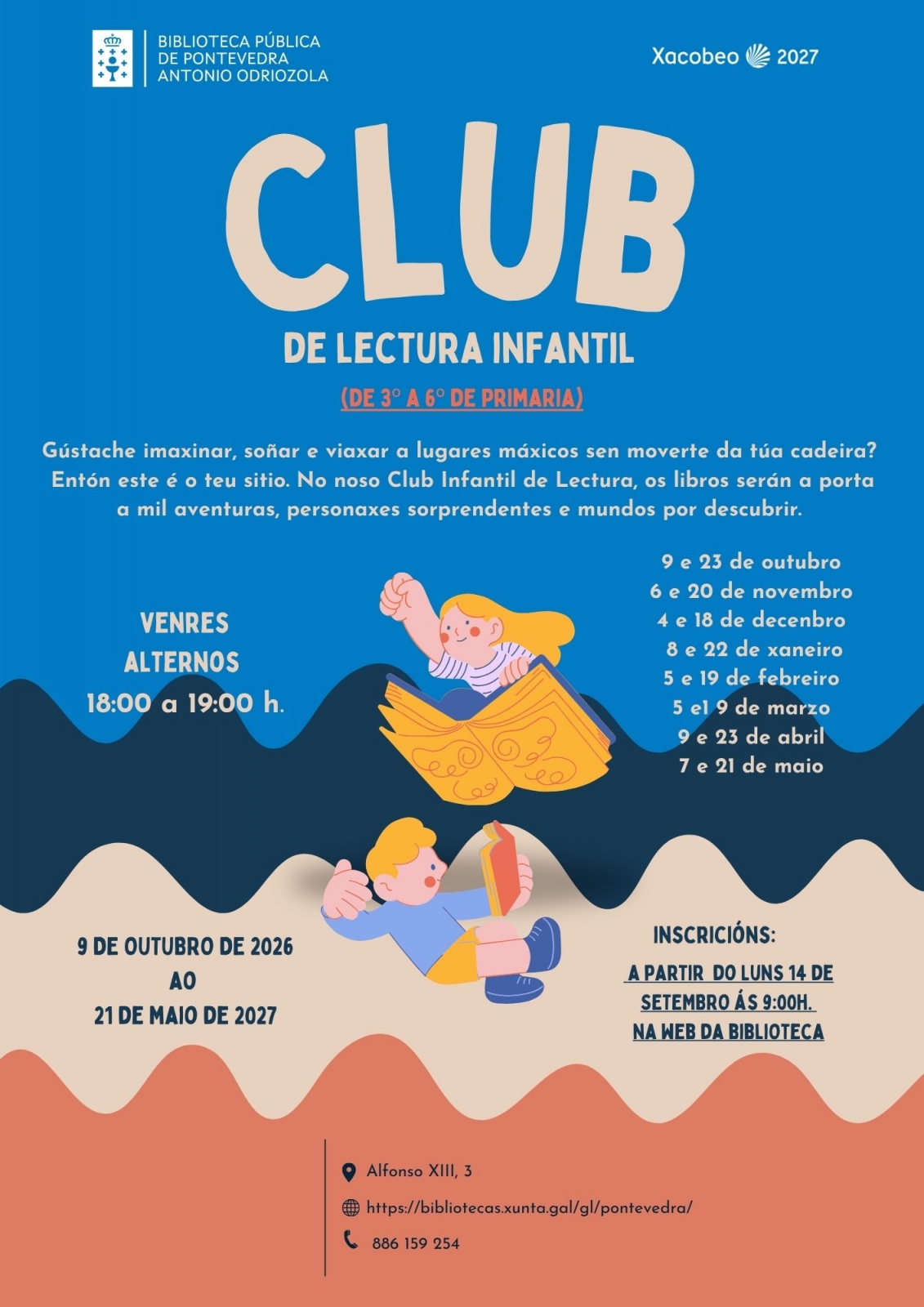 Club de Lectura Infantil (de 3º a 6º de Primaria)