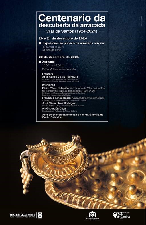 Centenario del descubrimiento de la arracada Vilar de Santos