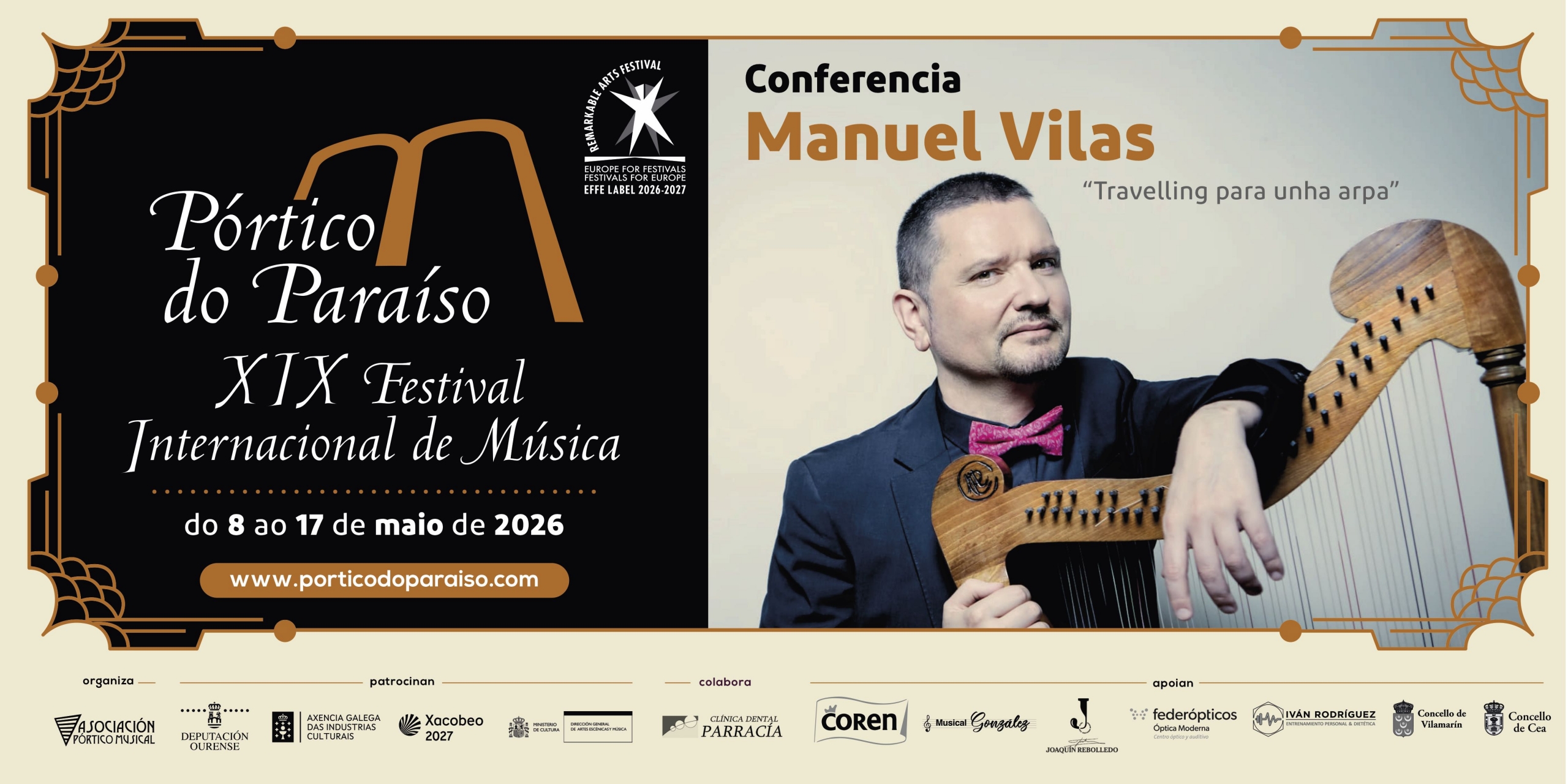 Travelling para unha arpa, conferencia de Manuel Vilas