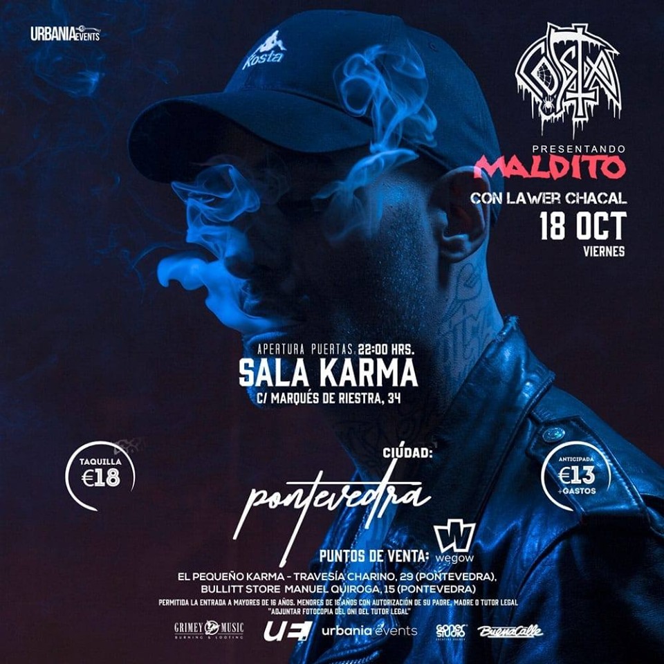 Costa y Lawer Chacal presentando #Maldito