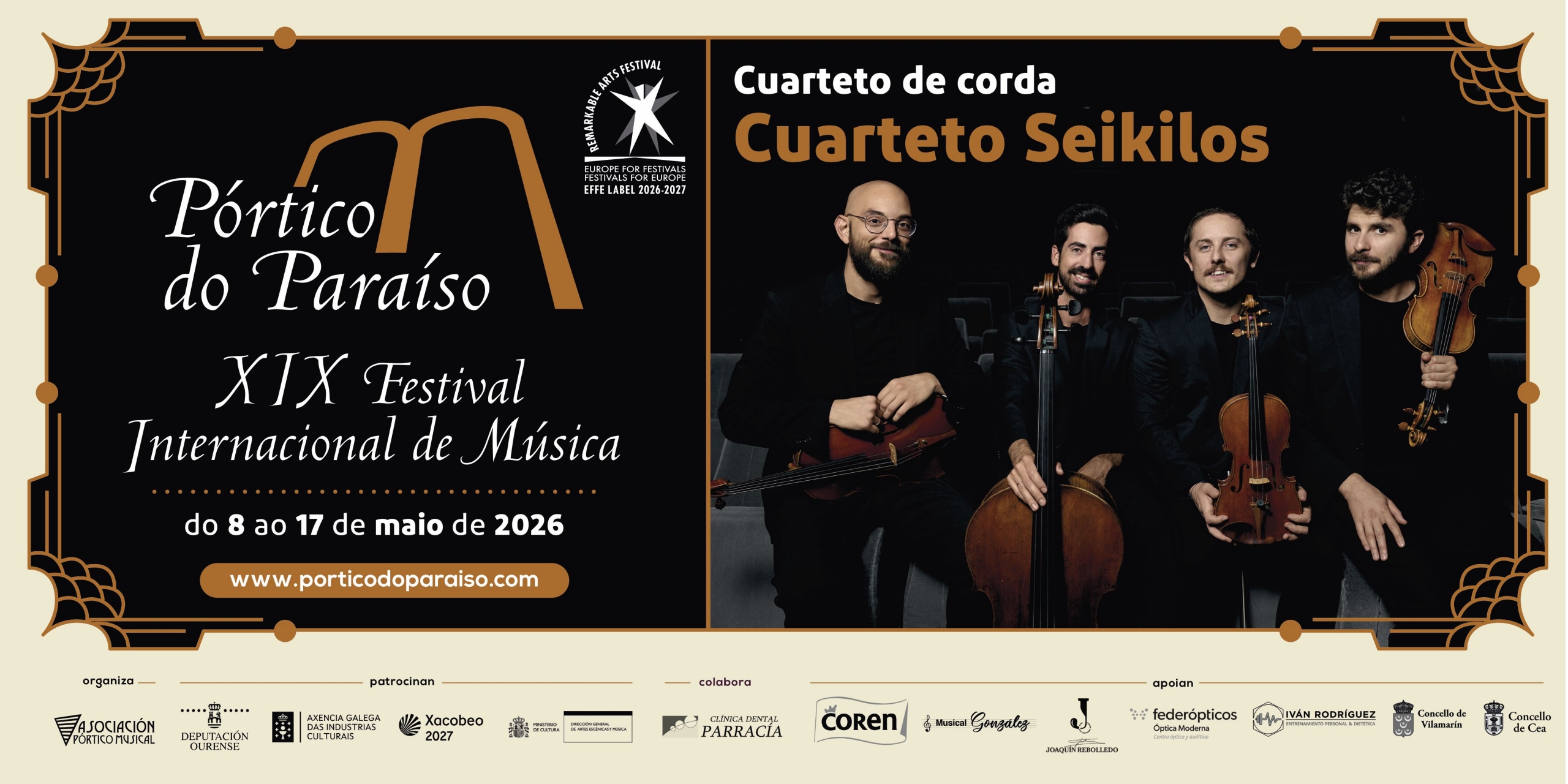 Cuarteto Seikilos, cuarteto de corda