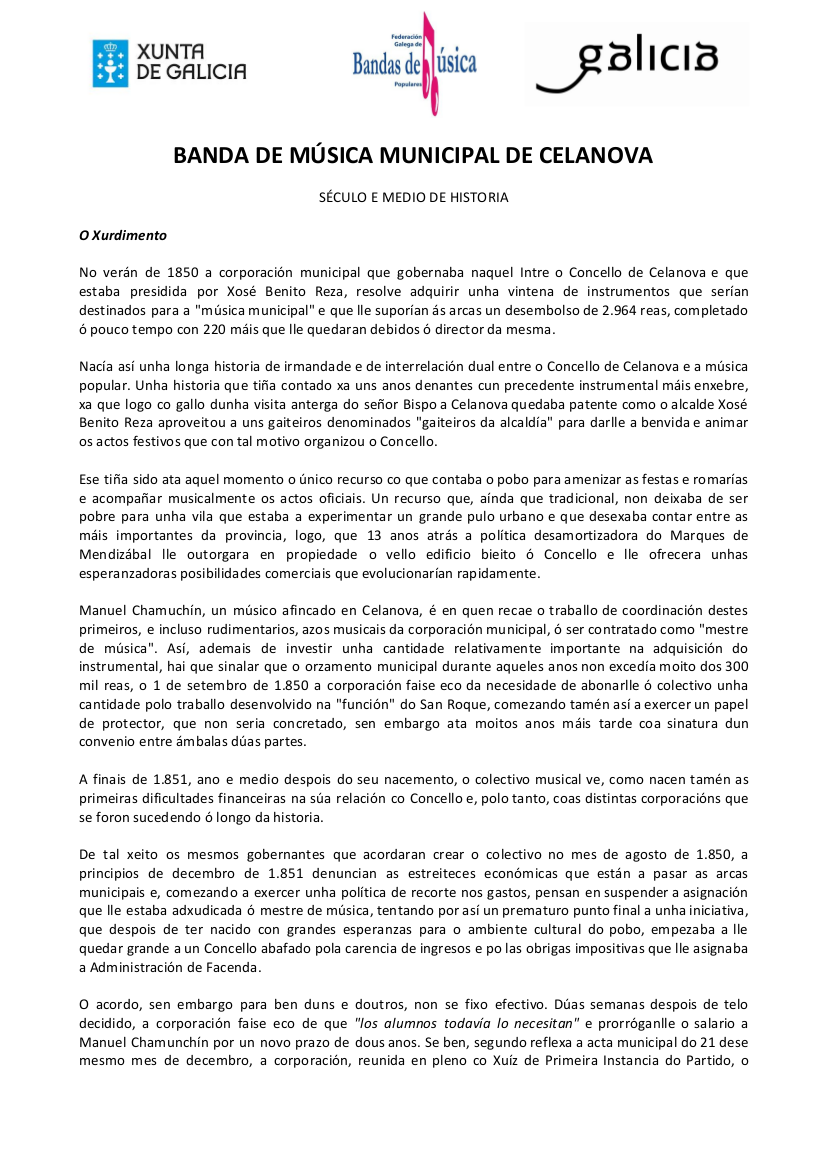 Currículo Celanova