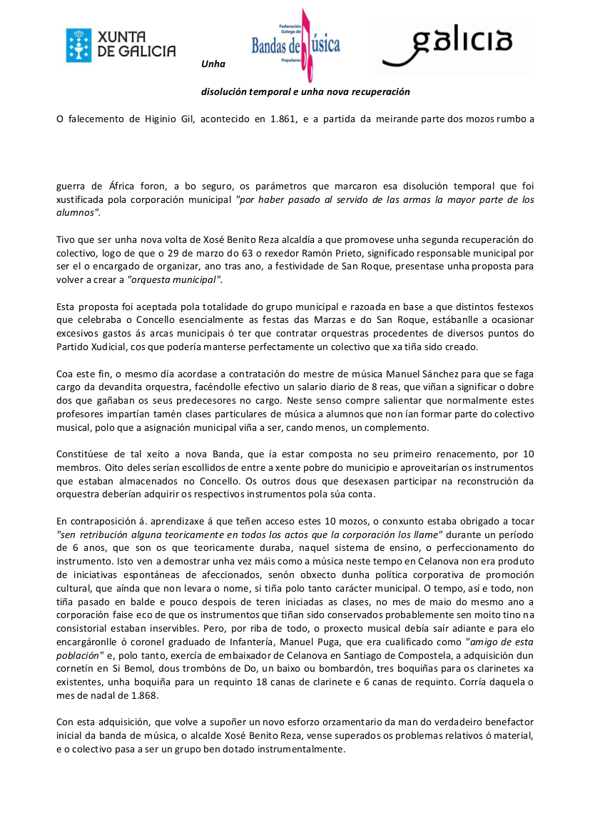 Currículo Celanova