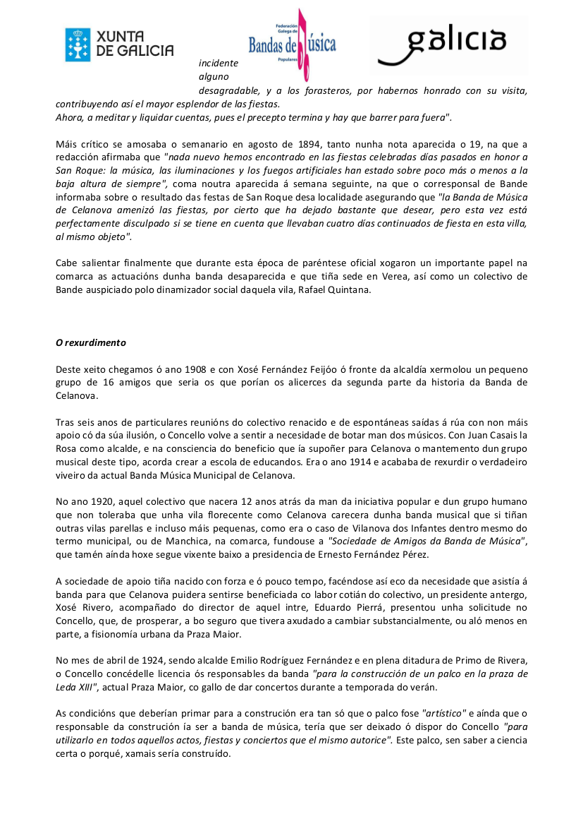 Currículo Celanova
