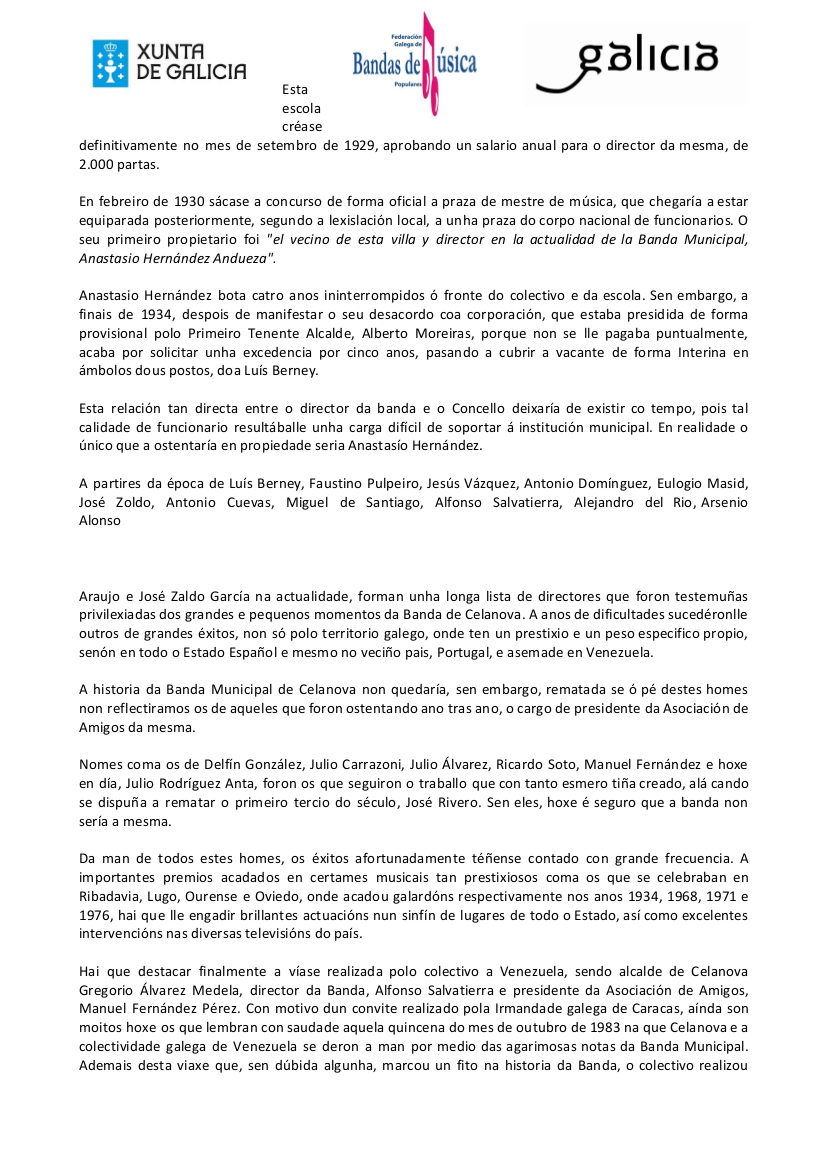 Currículo Celanova