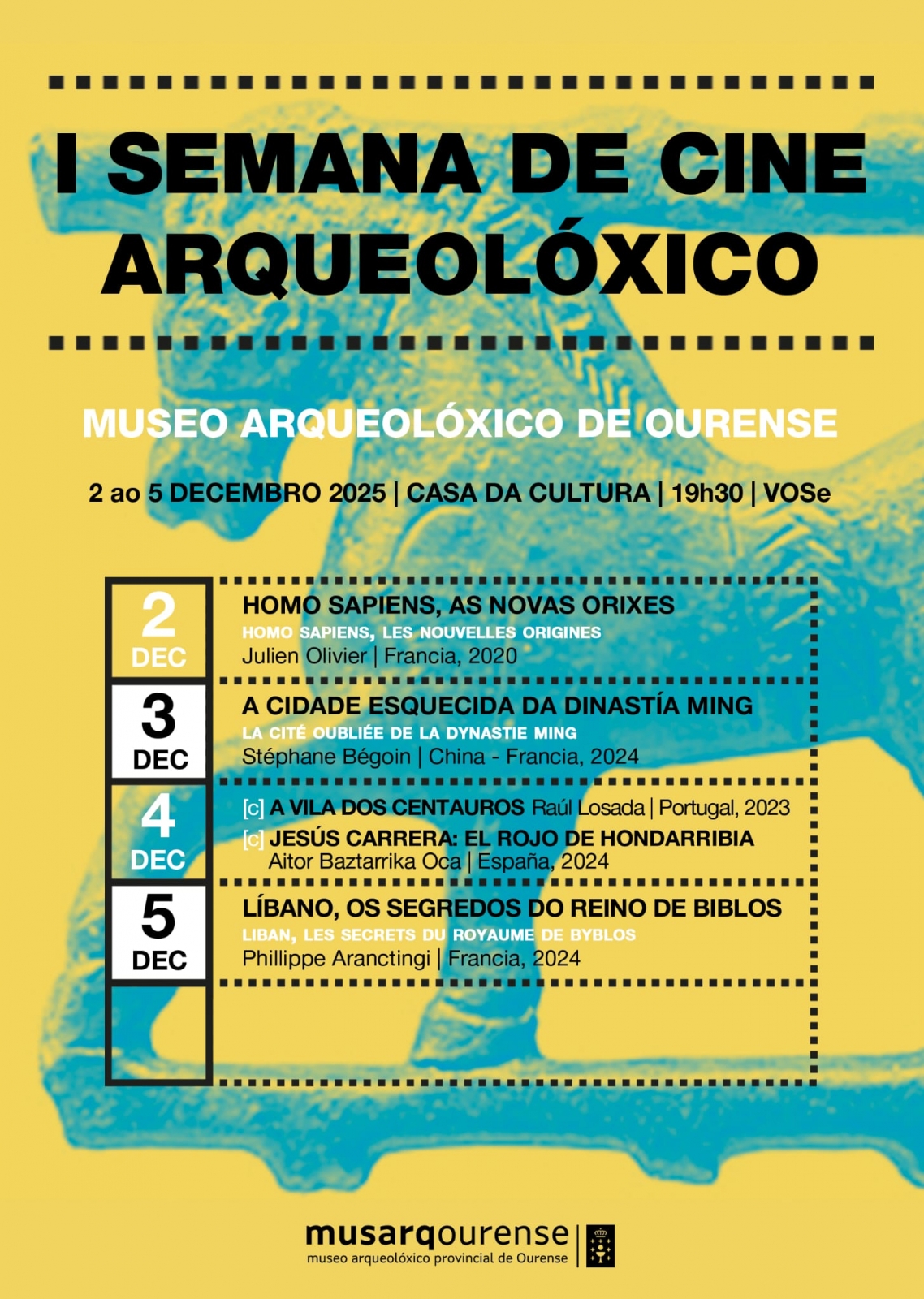 Semana de cine arqueolóxico en Ourense