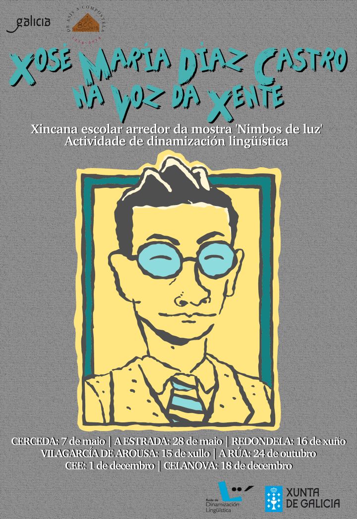 Cartel de la gincana Xosé María Díaz Castro na Voz da Xente