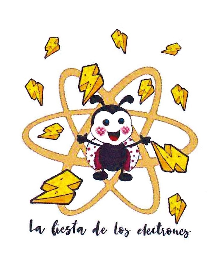 Debuxo dunha xoaniña en medio duna xeometría de electróns