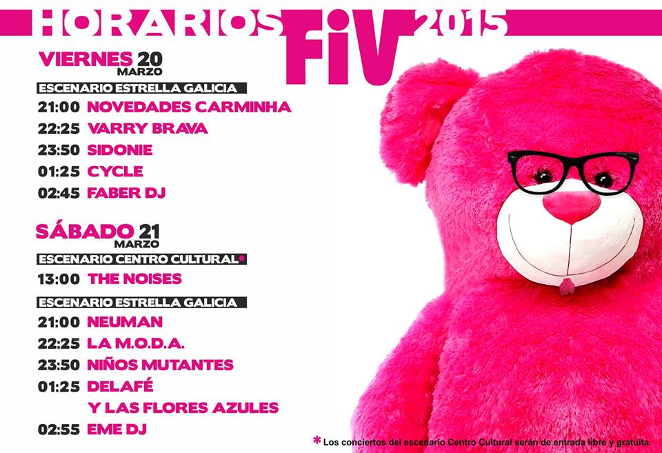 Cartel del FIV 2015