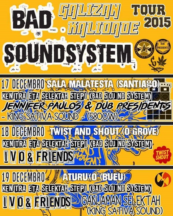 Cartel de la gira