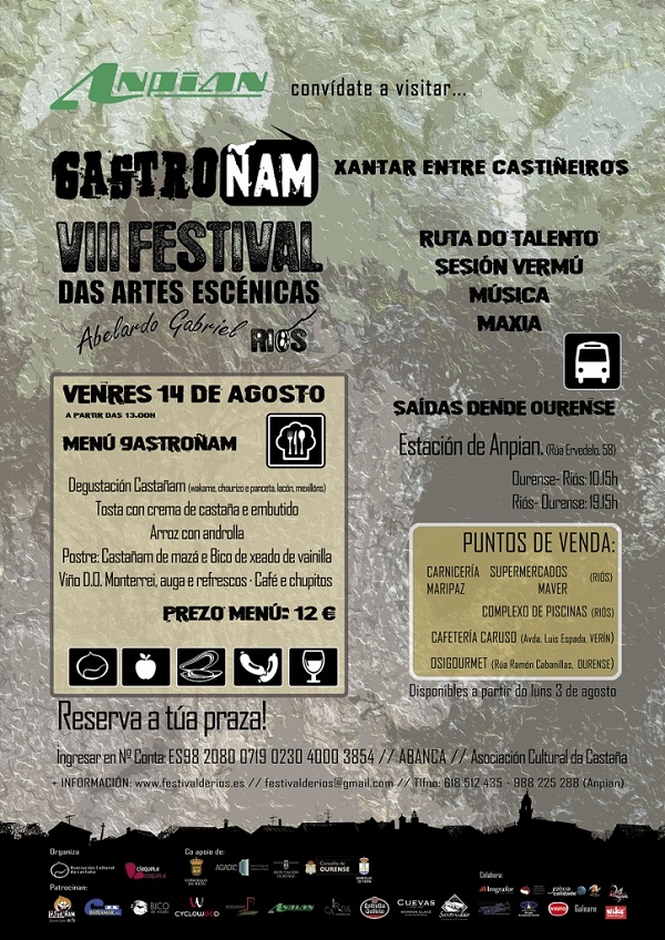 Cartel informativo GastroÑam
