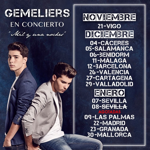 Cartel de la gira