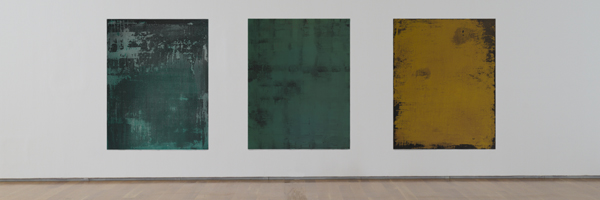 Crédito: Ánxel Huete, de la serie ?Ocultaciones?, 2000. Acrílico sobre tela. 146 x 114 cm c/u.