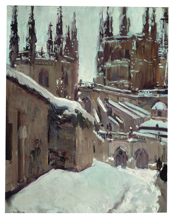 Un cadro da exposición de Sorolla