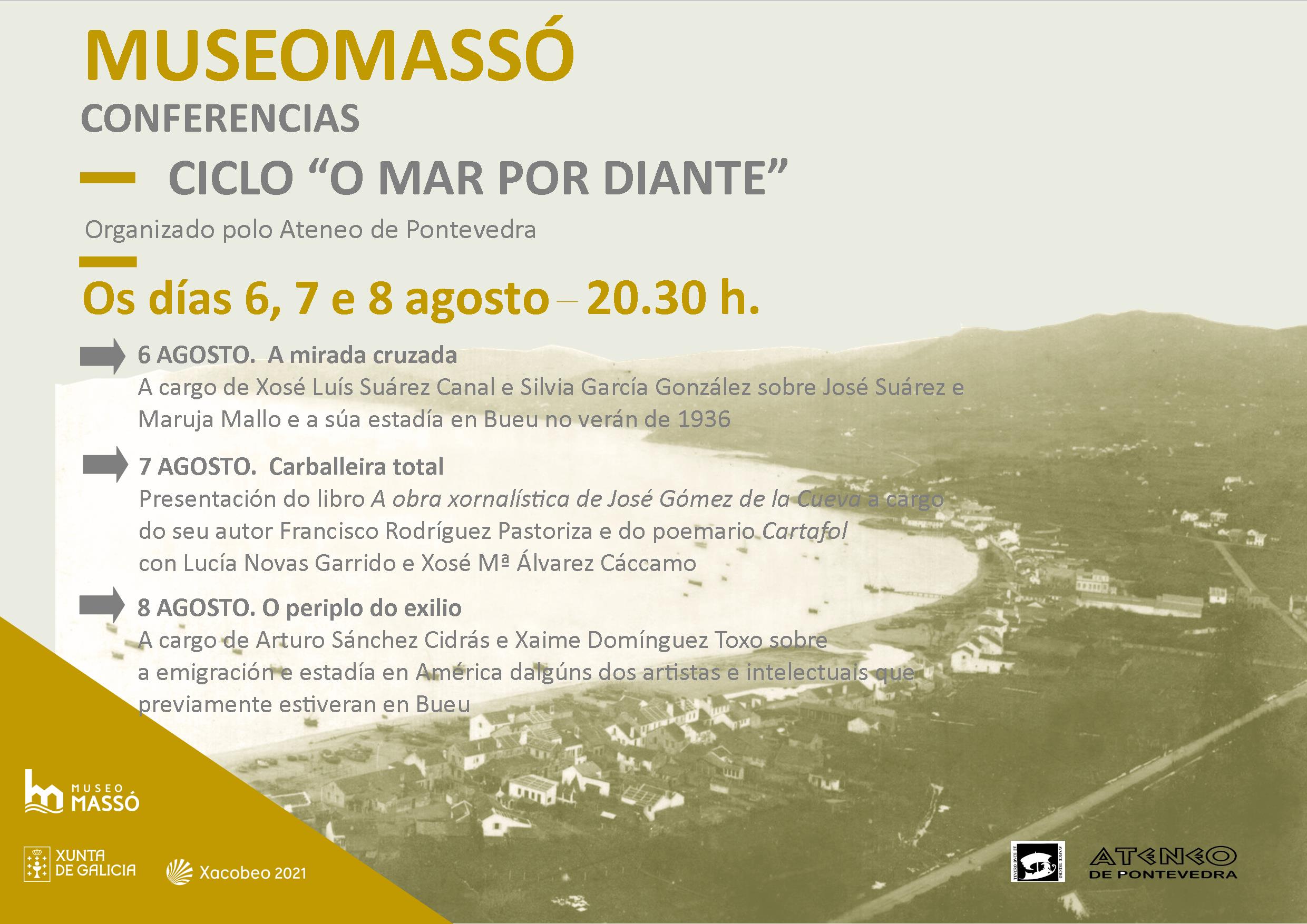 O mar por diante