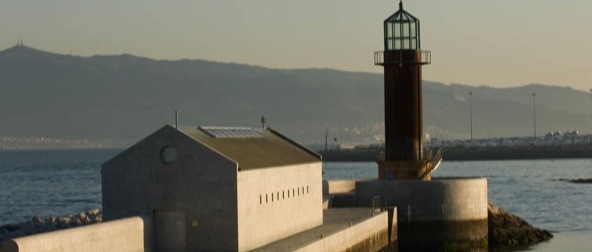 Ondas do mar de Vigo