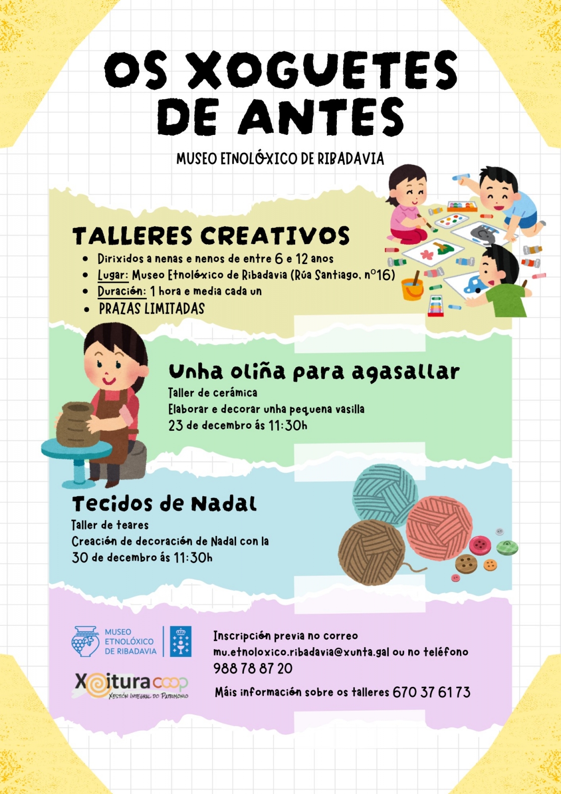 Obradoiros de Nadal no Museo Etnolóxico de Ribadavia