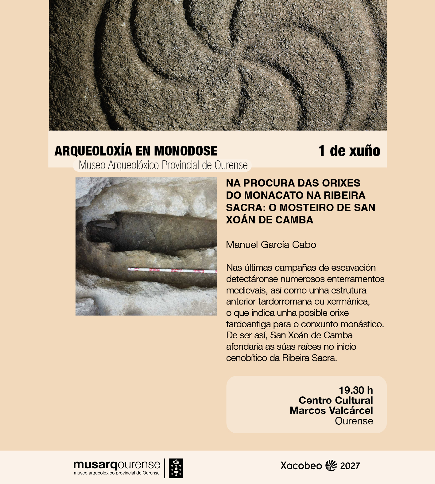 Ciclo Conferencias Arqueoloxía en Monodose