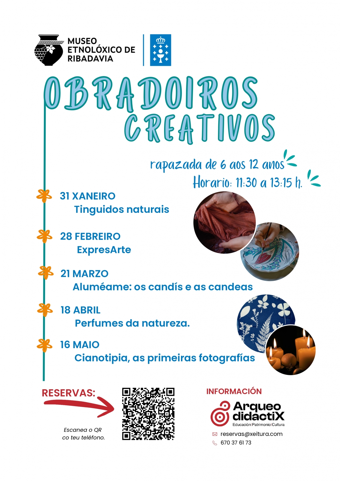 Obradoiros creativos no Museo Etnolóxico de Ribadavia