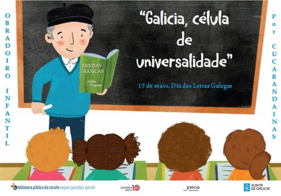 Obradoiro infantil Lendas mácicas, por Cucarandainas_Biblioteca Pública da Coruña MG Garcés