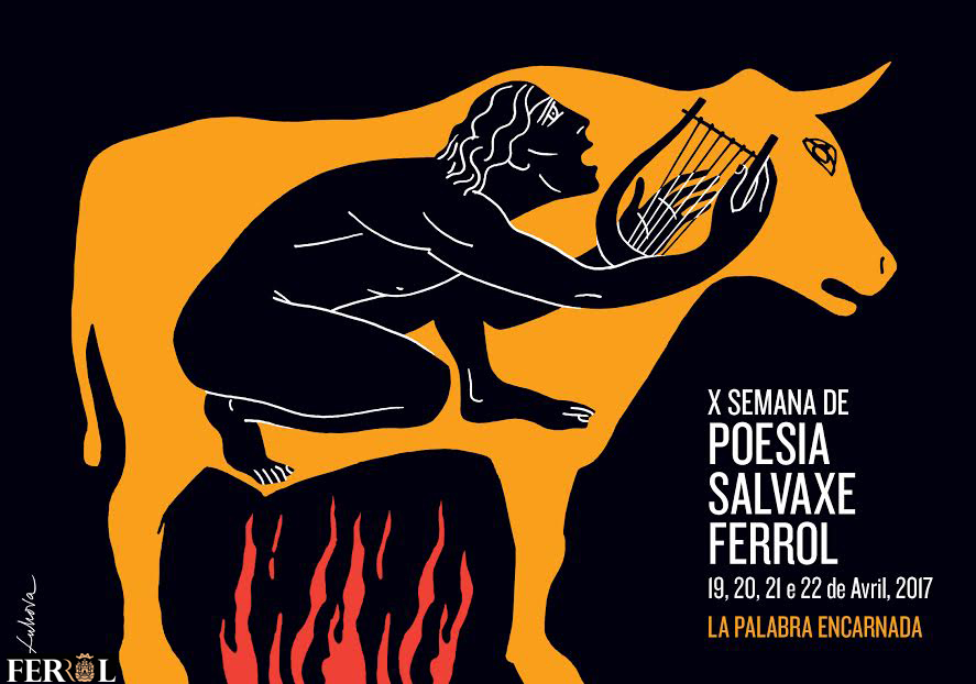 Cartel da Semana de Poesía Salvaxe