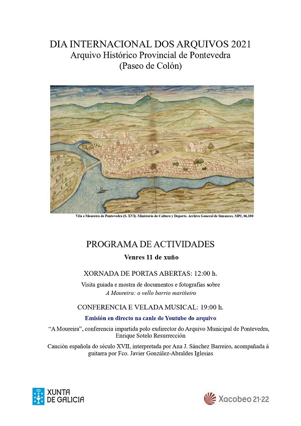 Programa de actividades do AHP de Pontevedra