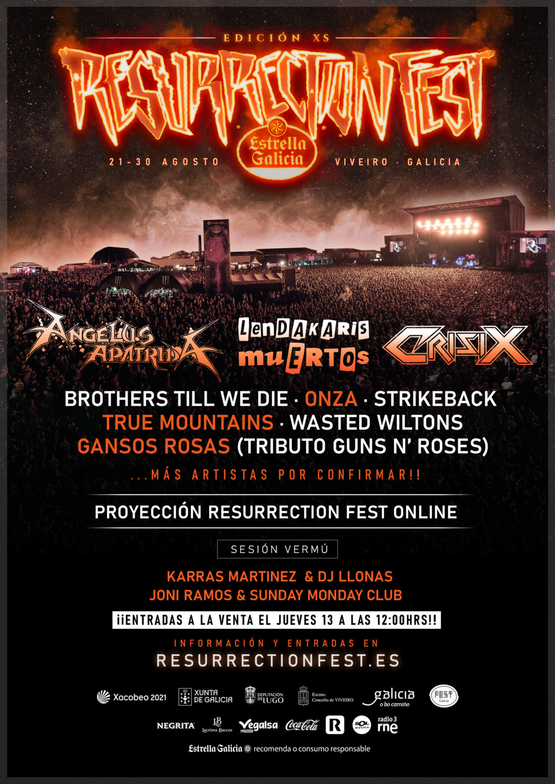 Cartel Resurrection Fest Edición XS 2020