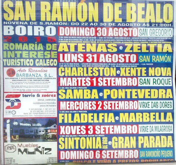 Programa completo de las fiestas