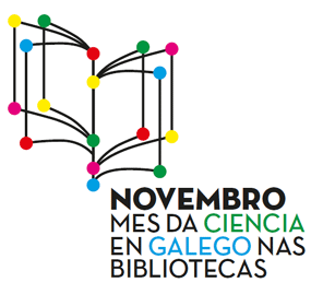 Resultado de imaxes para logo mes da ciencia galego bibliotecas