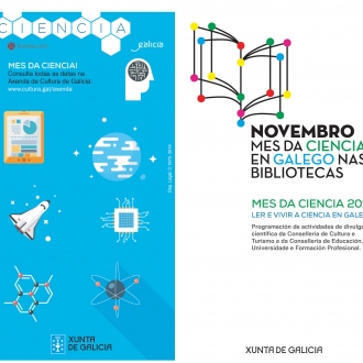 Novembro. Mes da Ciencia nas Bibliotecas Públicas (2019) Cartel Novembro. Mes da Ciencia nas Bibliotecas Públicas (2019)