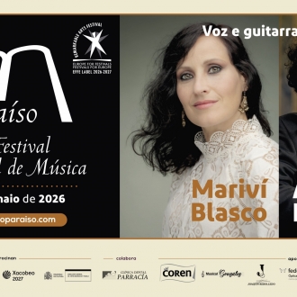 Mariví Blasco e Álex Pernas, voz e guitarra barroca