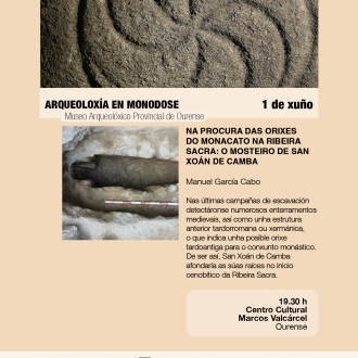 Ciclo Conferencias Arqueología en Monodose Ciclo Conferencias Arqueología en Monodose