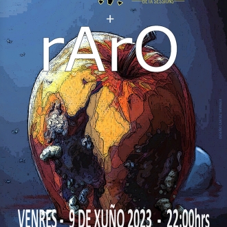 cartel do evento / cartel do concerto musical Kalokoro Teke + rArO