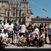 A COMISARIA DO XACOBEO 2021 RECIBE A JOSÉ MANUEL CALDERÓN NA ÚLTIMA ETAPA DE ‘EL CAMINO ACABA EN OBRADOIRO’
