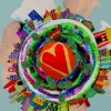 La Ciudad, imagen del vídeoclip de Uxía y Magín