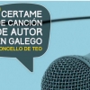 Segunda edición do Certame de Canción de Autor en Galego Segunda edición do Certame de Canción de Autor en Galego