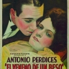 Cartel del filme "Él veneno de un beso", protagonizado por Mercedes Mariño