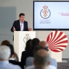 Román Rodríguez salienta a importancia de espallar os valores do Camiño na presentación da 'Fraternidad de Santiago'